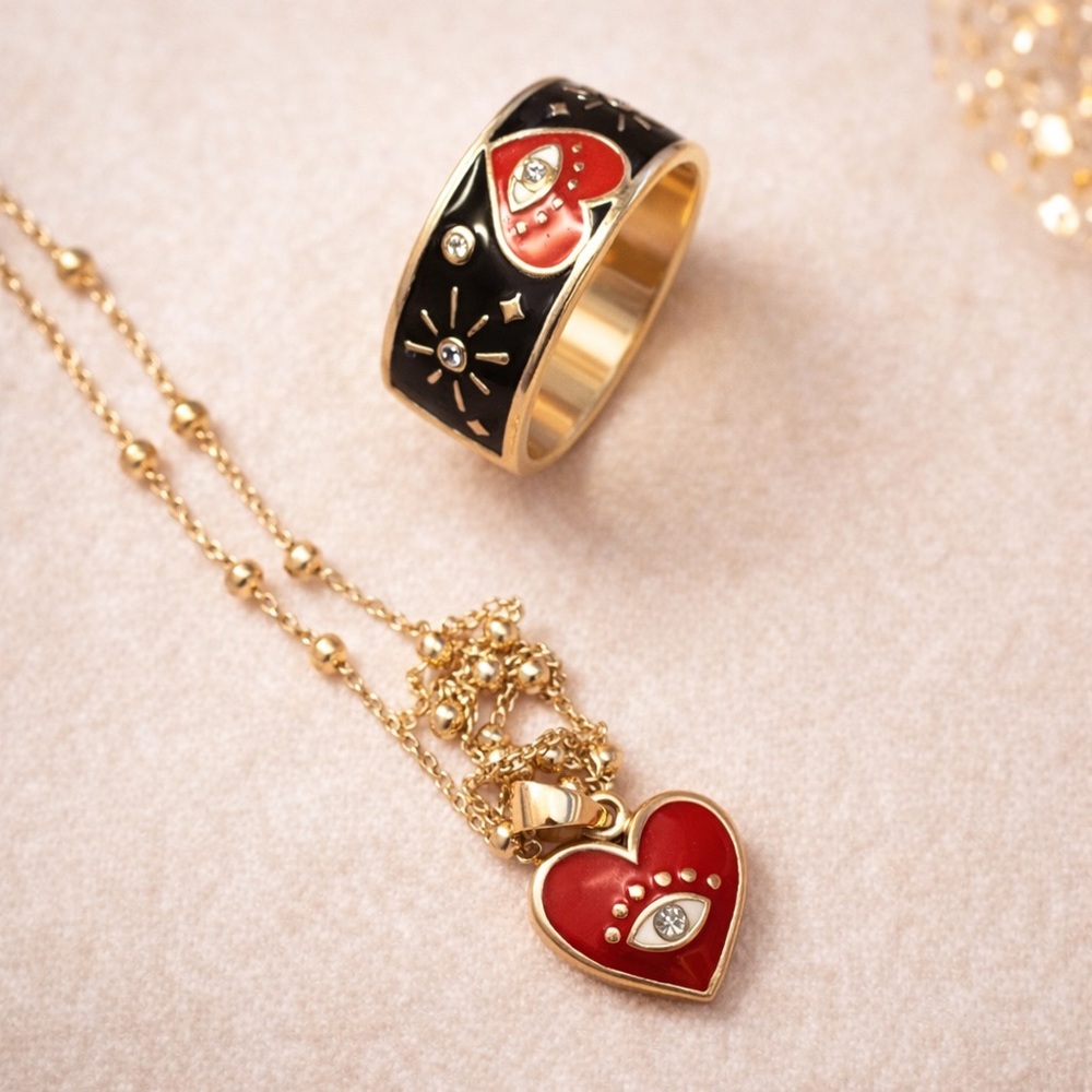 Karma and Luck Necklace & Ring